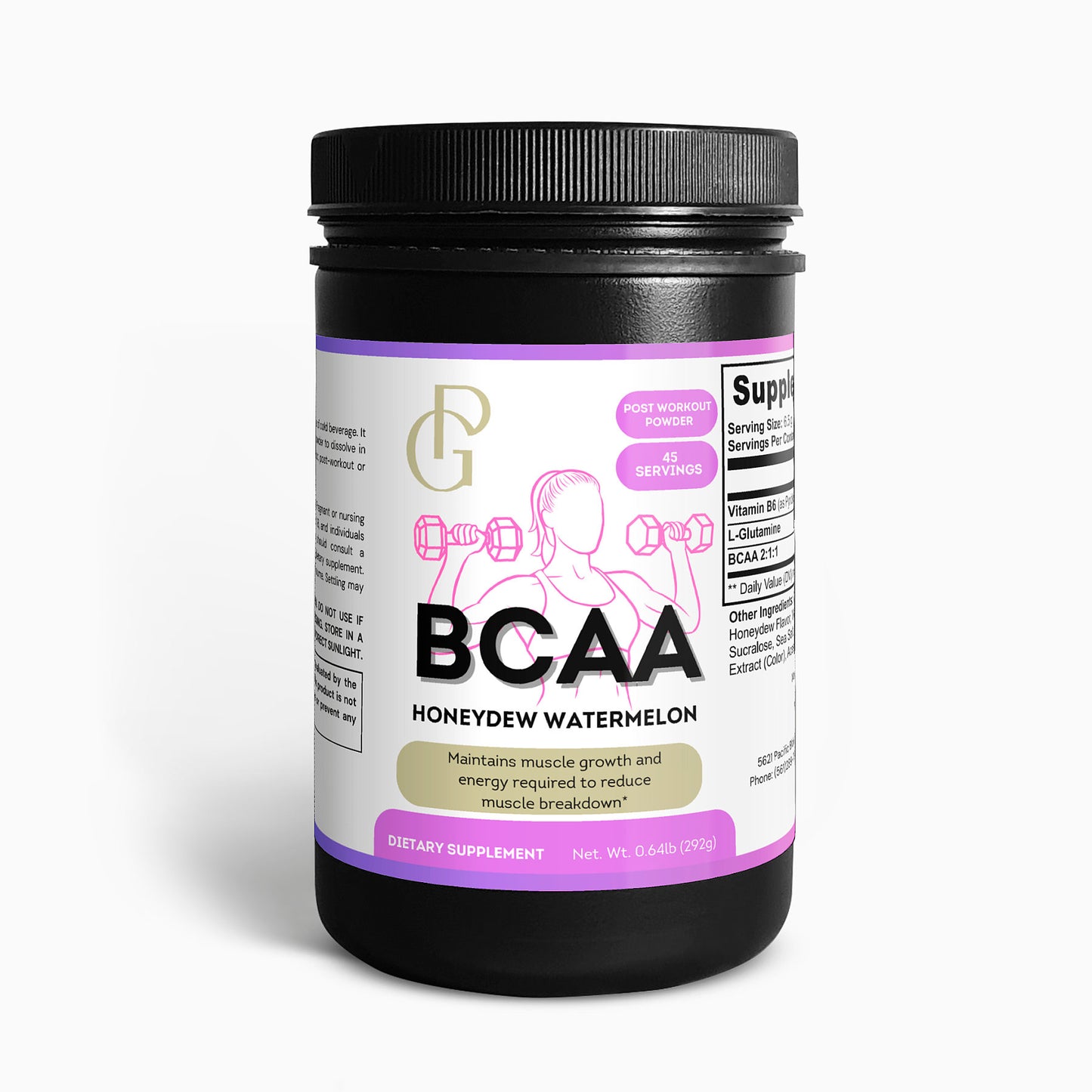 BCAA Post Workout Powder (Honeydew/Watermelon)