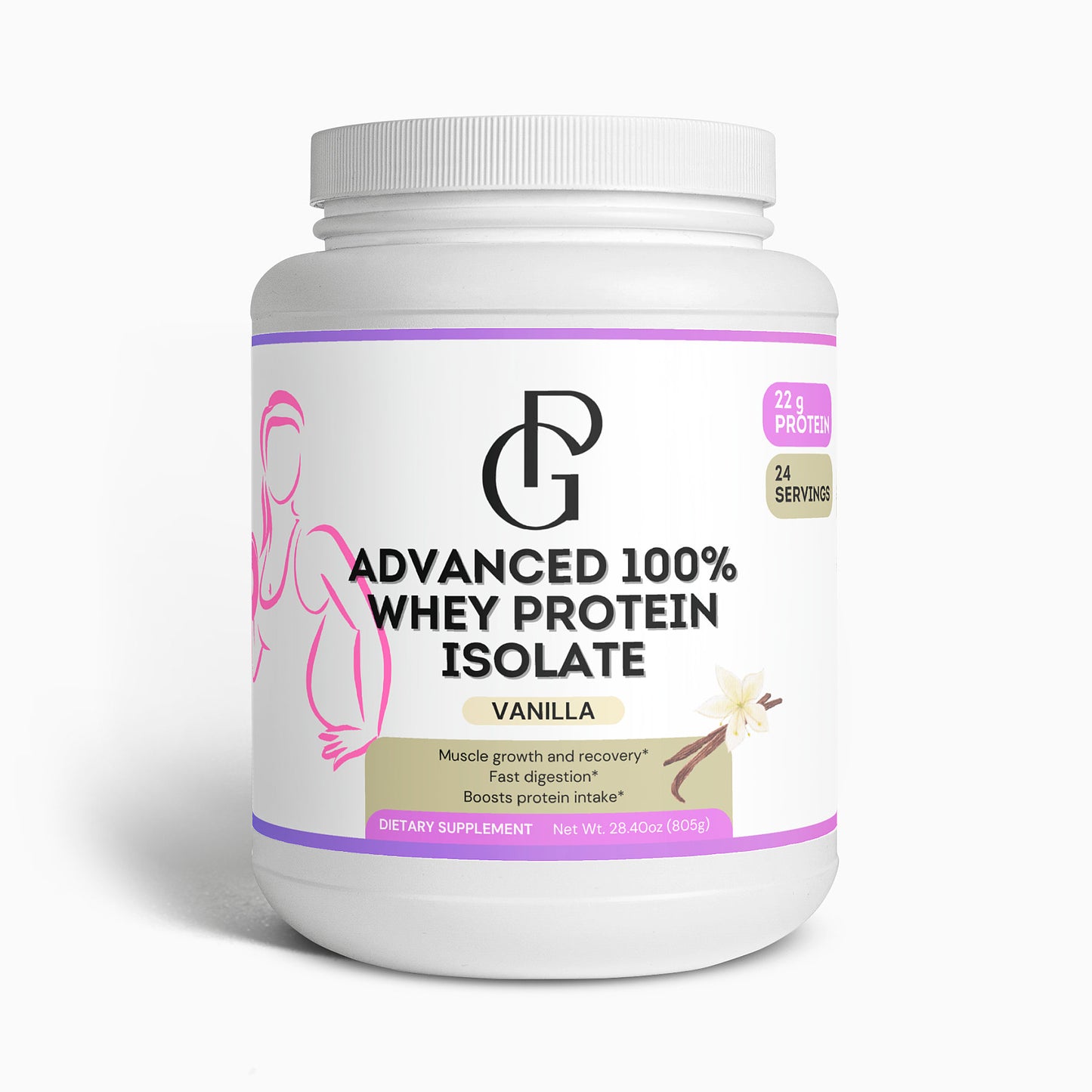 Advanced 100% Whey Protein Isolate (Vanilla)