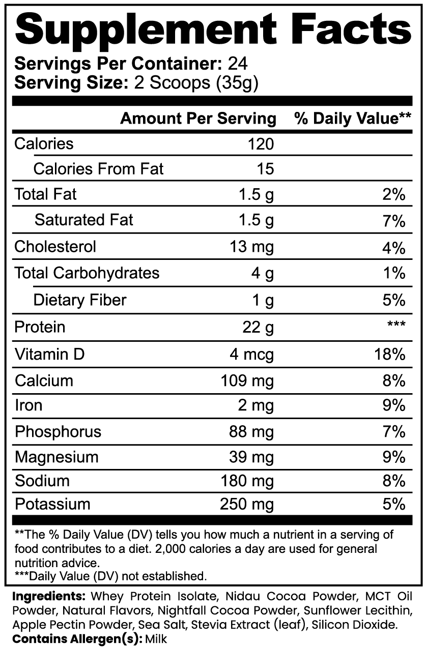 Proteína aislada de suero 100 % avanzado (chocolate)
