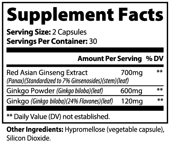 Ginkgo Bilova y Ginseng