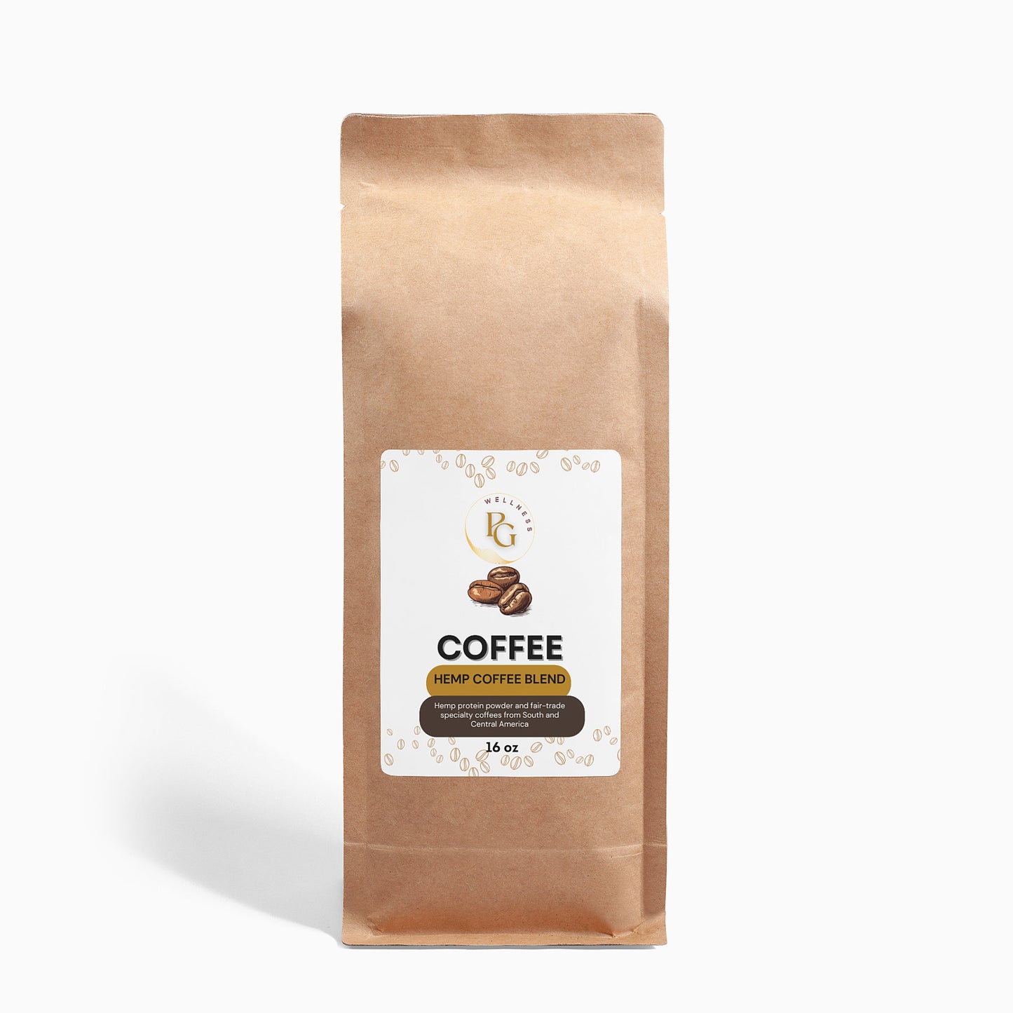 Hemp Coffee Blend - Medium Roast 16oz