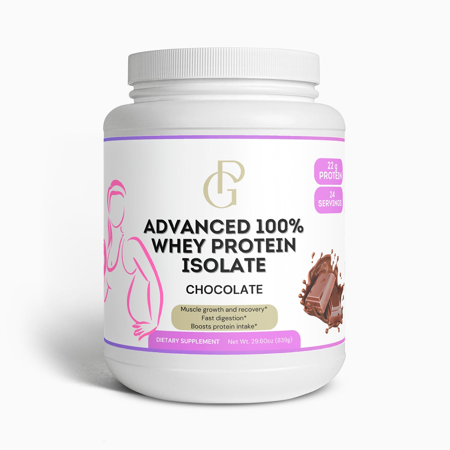 Advanced 100% Whey Protein Isolate (Chocolate)