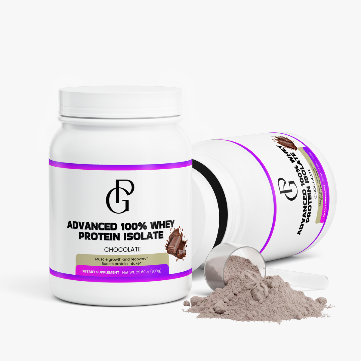 Proteína aislada de suero 100 % avanzado (chocolate)