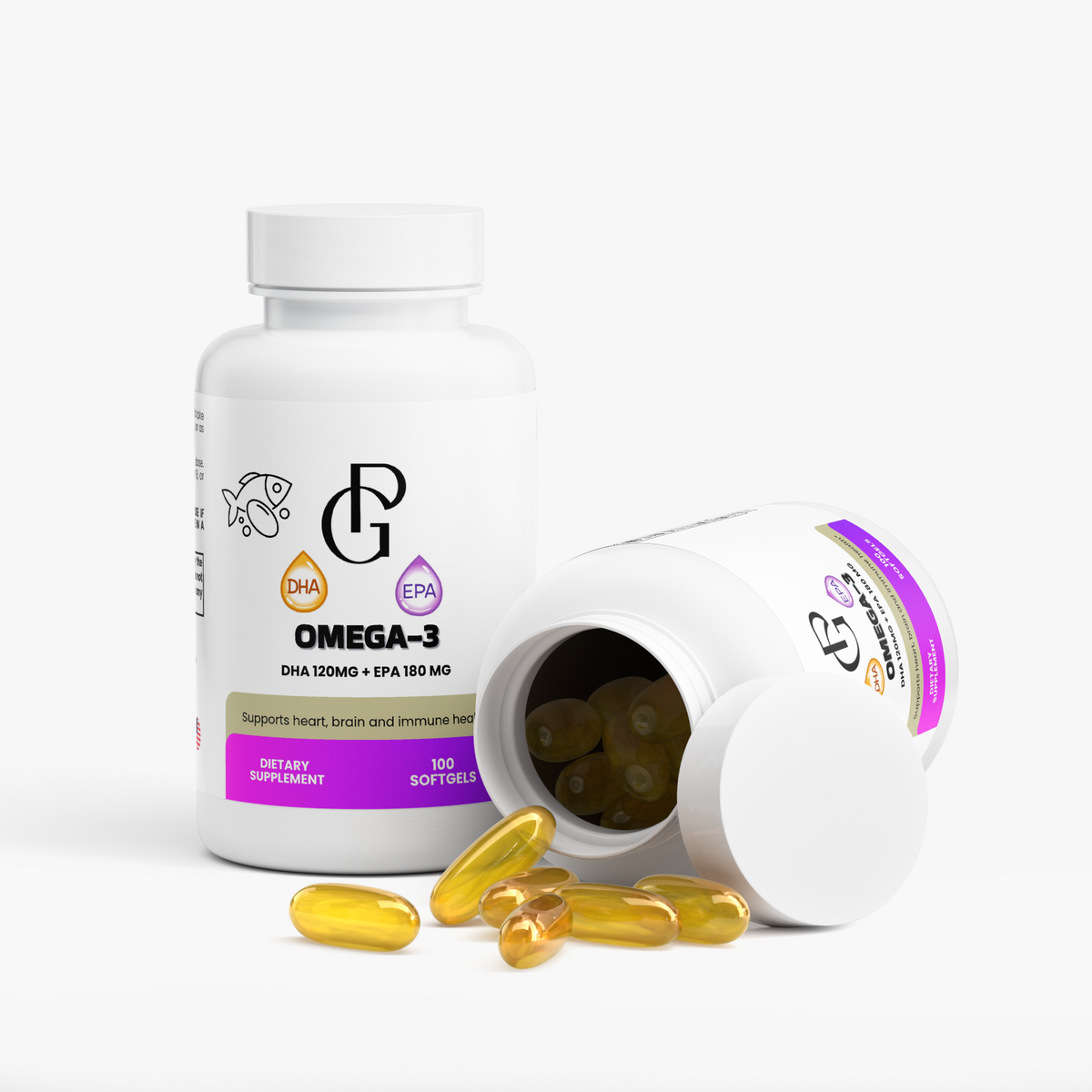 Omega-3 EPA 180 mg + DHA 120 mg