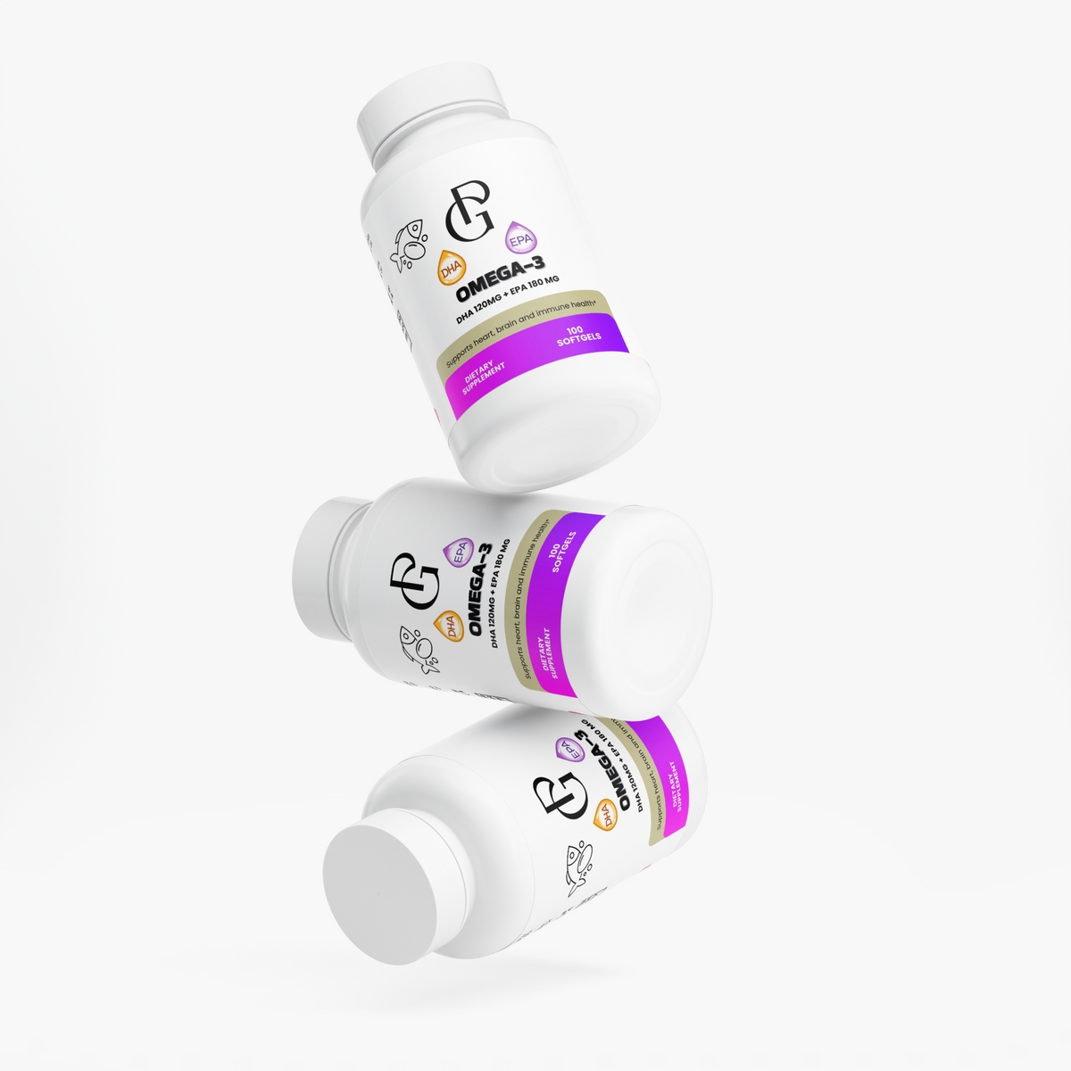 Omega-3 EPA 180 mg + DHA 120 mg