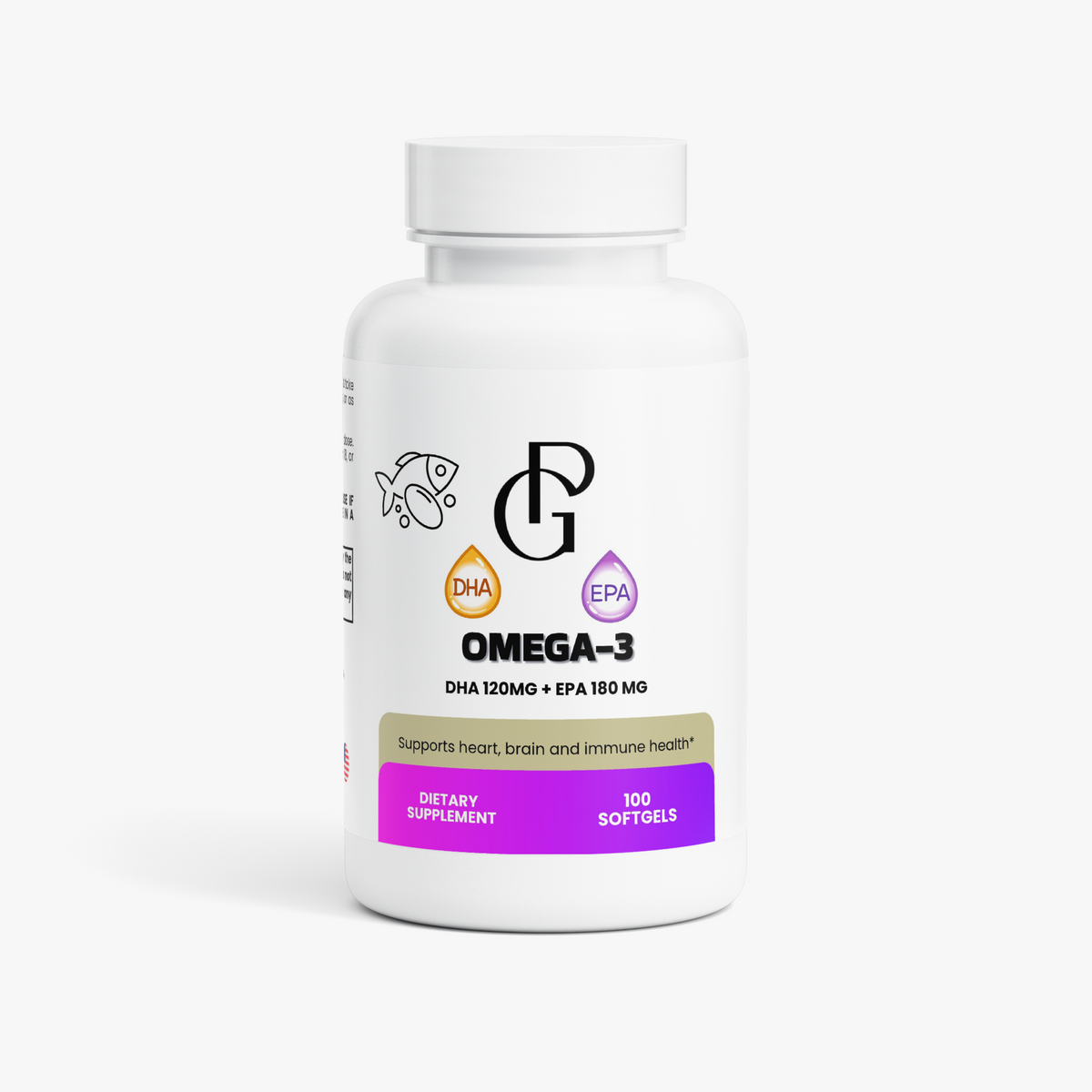 Omega-3 EPA 180 mg + DHA 120 mg