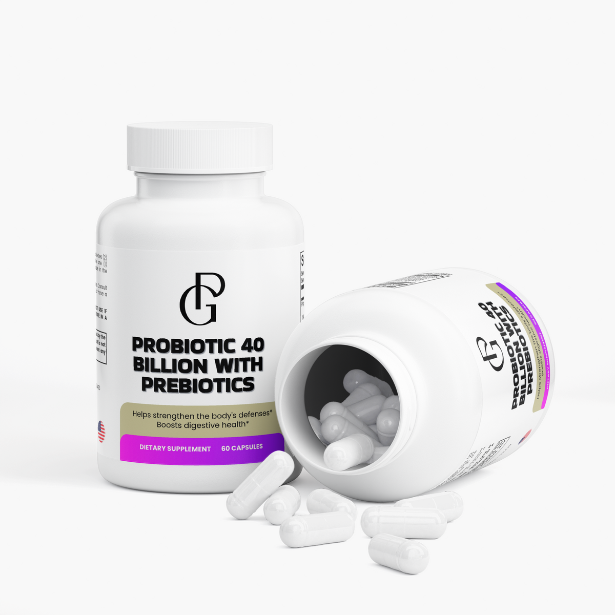 40 Billones de Probióticos con Prebióticos
