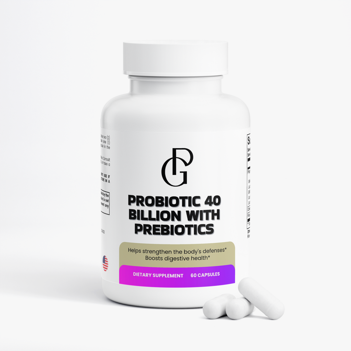 40 Billones de Probióticos con Prebióticos